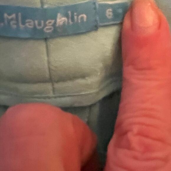 J.McLaughlin Scalloped Hem Mint Green Shorts - Size 6 - Picture 2 of 11